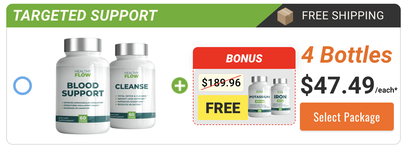 Healthy Flow Blood Support 4 Unit Pack